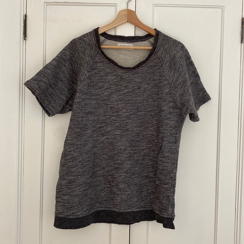 Everlane short sleeve tunic sweatshirt